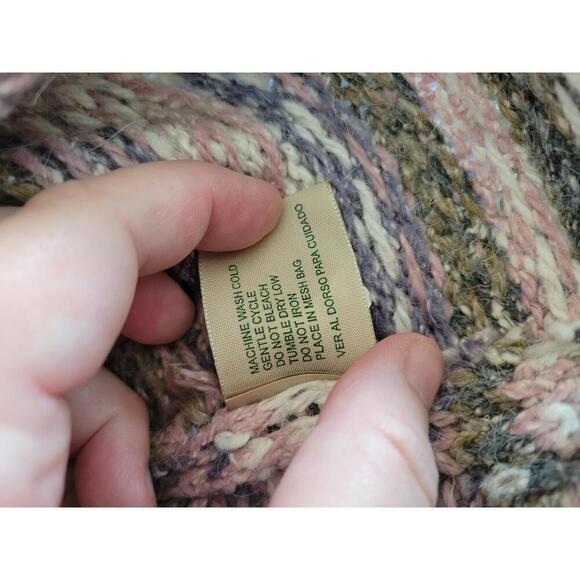 St John's Bay large multicolored button sweater vest - Picture 4 of 4